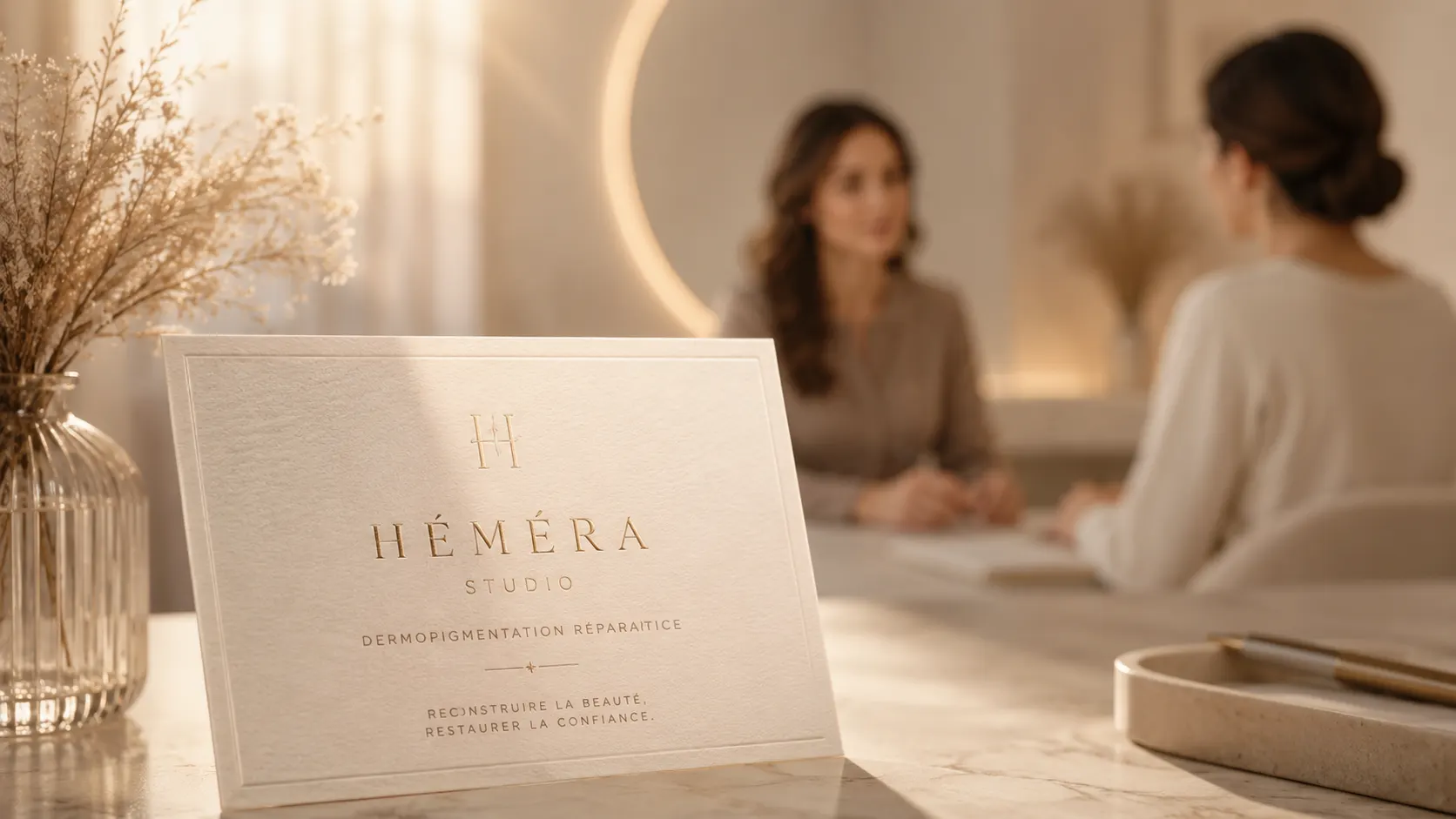 Héméra Studio Réunion Corporate Brand Background